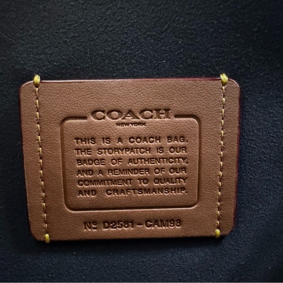 Coach Soft Tabby Shoulder Bag in Black with Brass - Picture 8 of 14